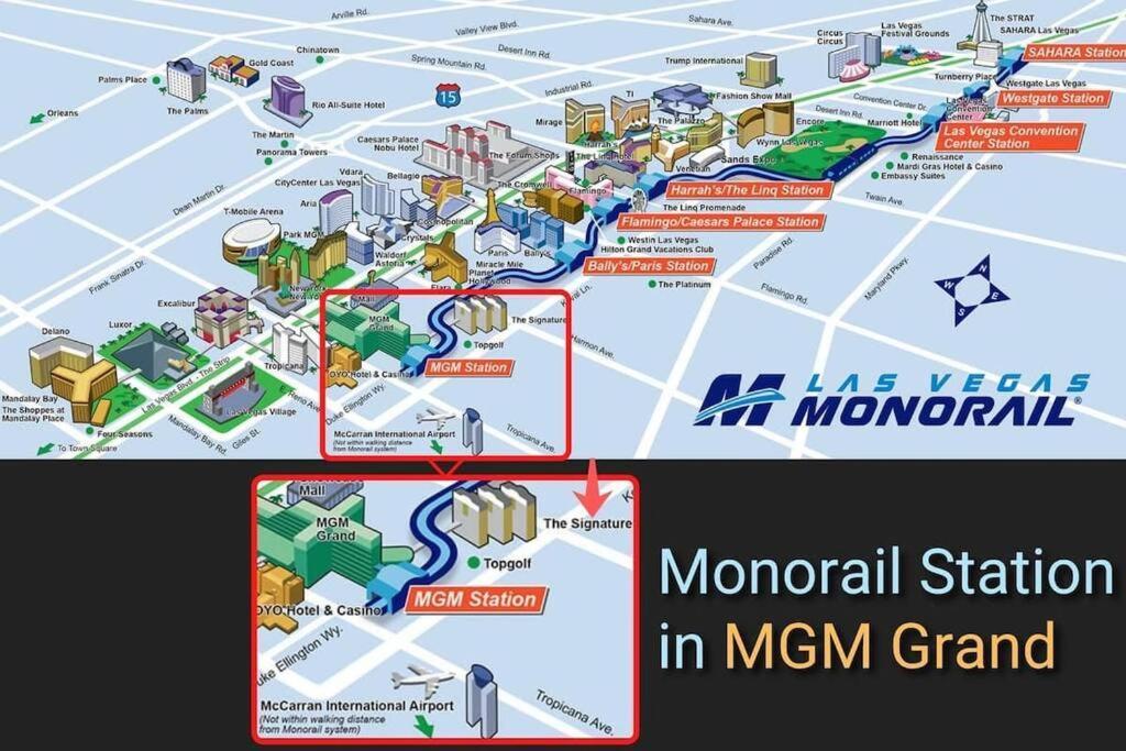 32Nd Flr Penthouse @Mgm Signature 1Bed, No Fee ลาสเวกัส ภายนอก รูปภาพ